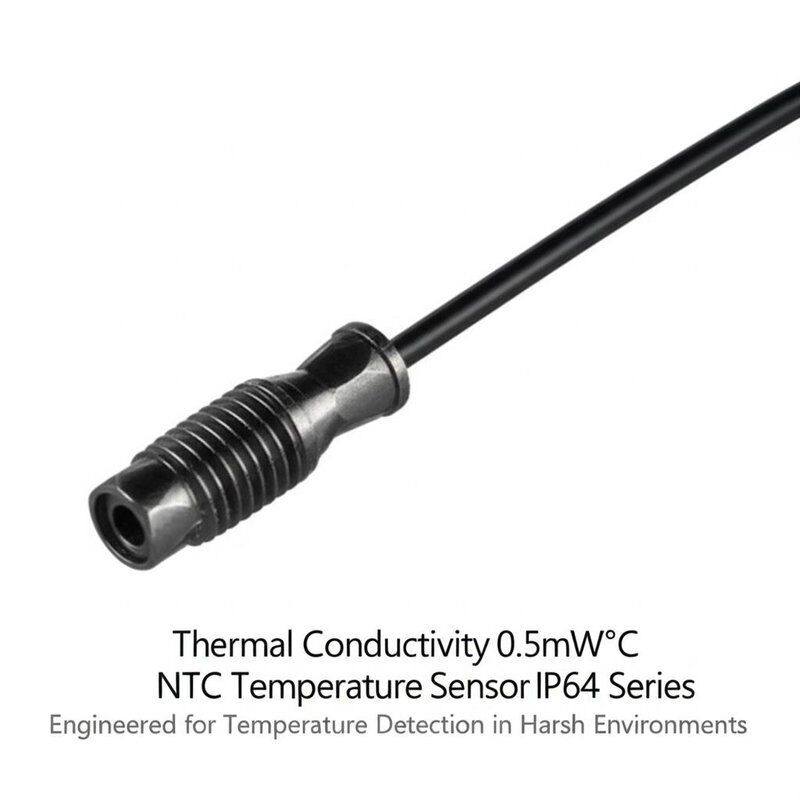 Conductivité thermique 0,5 mW°C Capteur de température NTC Série IP64 Conçu pour la détection de température dans des environnements difficiles